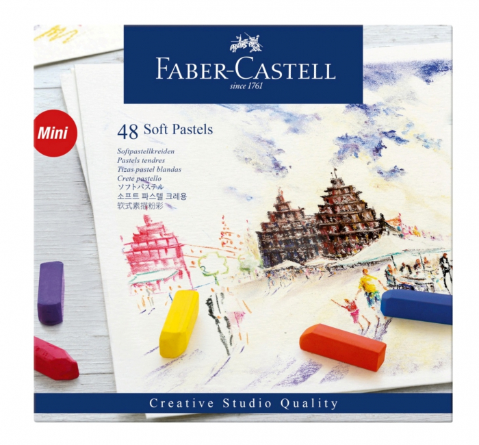 CREIOANE PASTEL SOFT MINI 48 CULORI FABER-CASTELL [2]