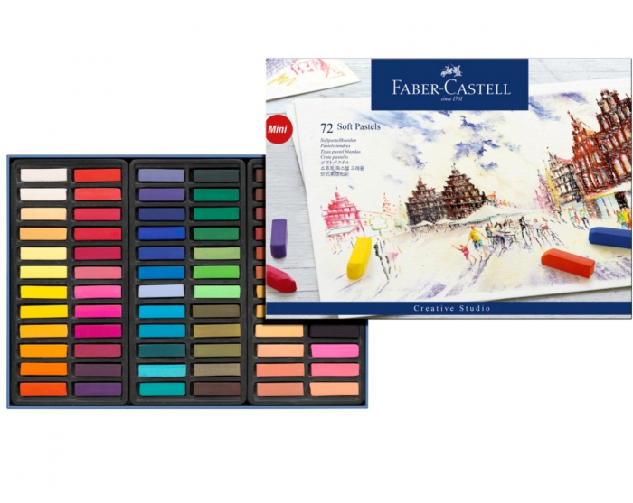 CREIOANE PASTEL SOFT MINI 72 CULORI FABER-CASTELL [2]