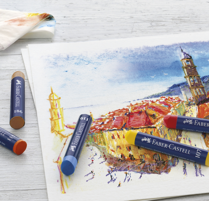 CREIOANE ULEI PASTEL 24 CULORI FABER-CASTELL [2]