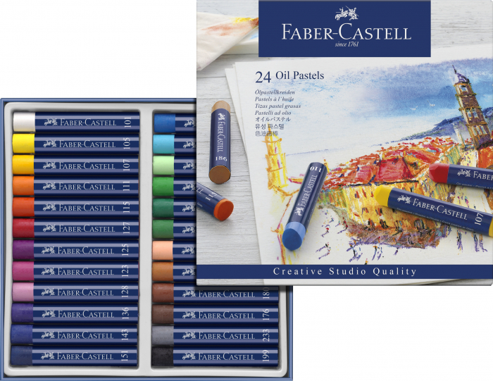 CREIOANE ULEI PASTEL 24 CULORI FABER-CASTELL [3]