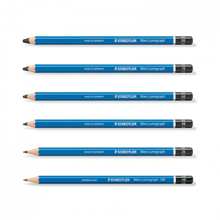 Set 6 CREION GRAFIT MARS LUMOGRAPH 100, Staedtler [4]