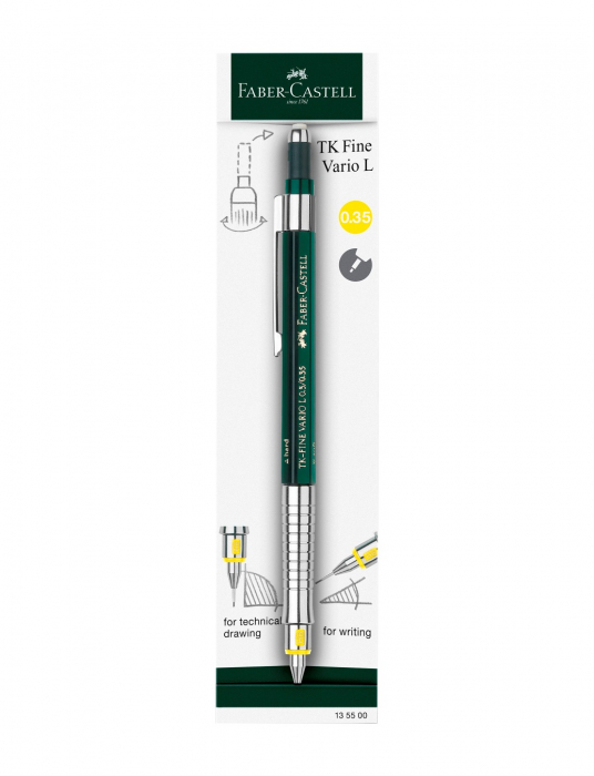 Creion mecanic 0.35 TK-Fine Vario L.3, Faber-Castell [2]