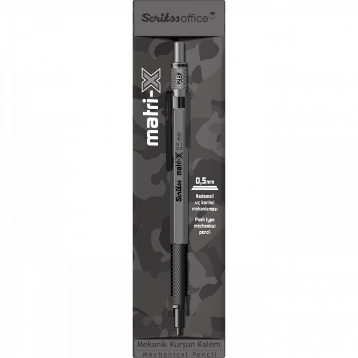 Creion Mecanic 0.5 Matri-X Grey BT Scrikss [6]