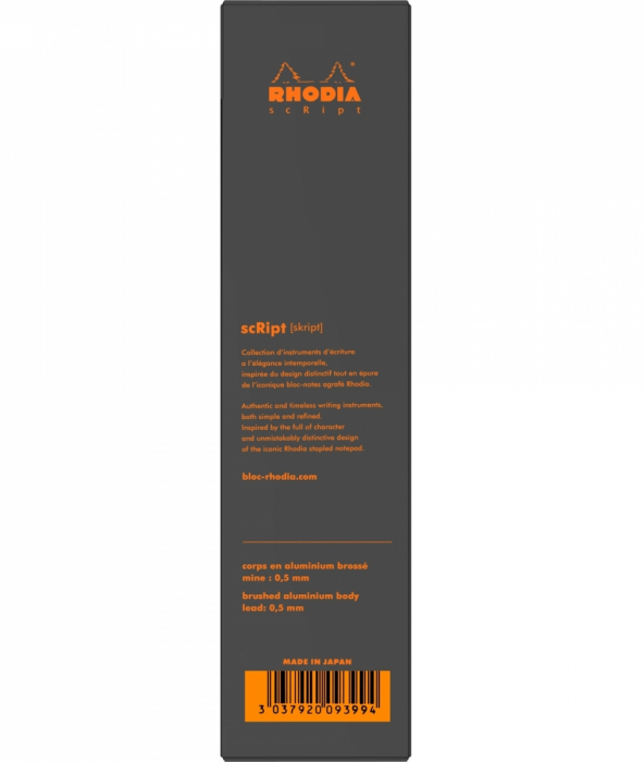 Creion Mecanic 0.5 mm Script Black, Rhodia [7]