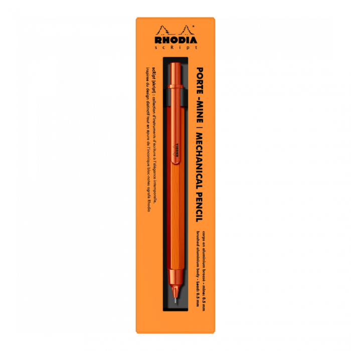 Creion mecanic 0.5 mm Orange, Rhodia Script [3]
