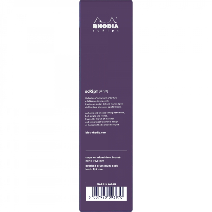 Creion Mecanic 0.5 mm Script Aubergine, Rhodia [9]