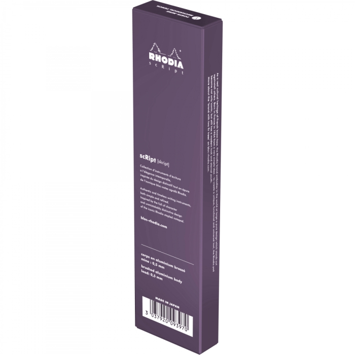 Creion Mecanic 0.5 mm Script Aubergine, Rhodia [10]