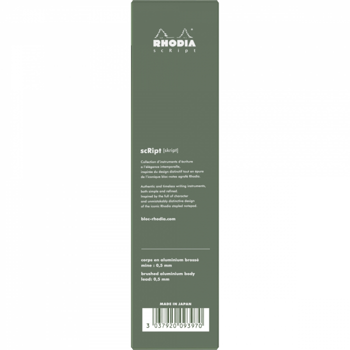 Creion Mecanic 0.5 mm Script Sage, Rhodia [6]