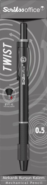 Creion Mecanic 0.5 Twist Grey Line BT, Scrikss [2]