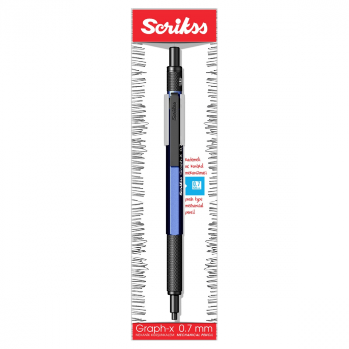 Creion Mecanic 0.7 Graph-X Blue CT Scrikss [2]