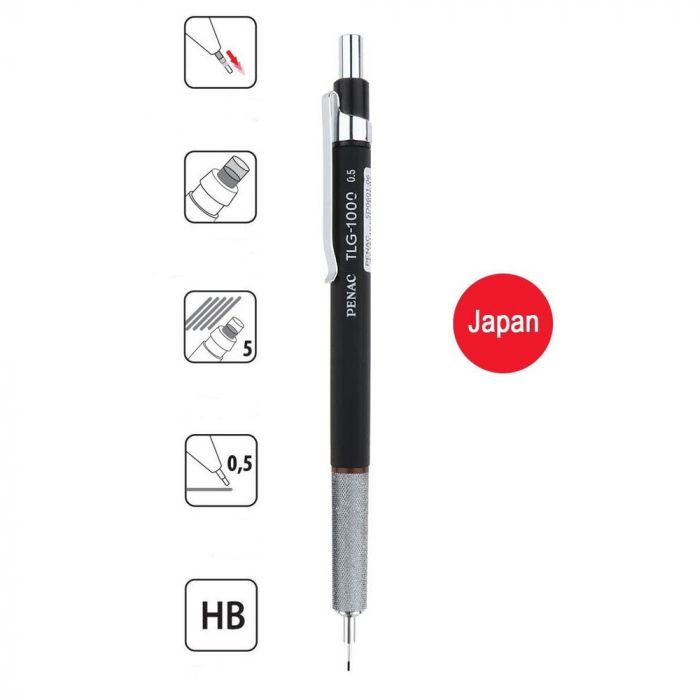 Creion mecanic profesional TLG - 1000, 0.7mm, PENAC [2]