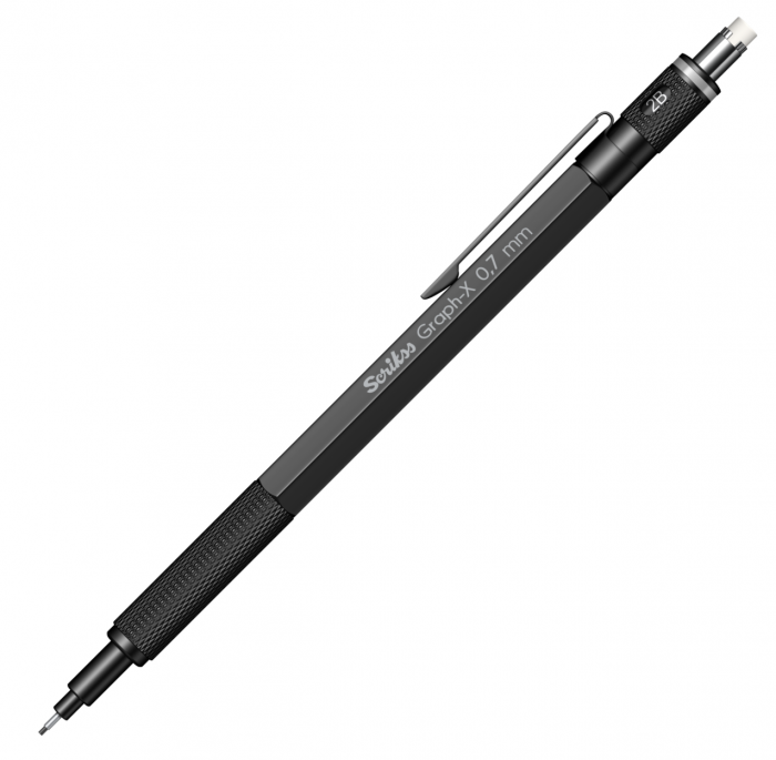 CREION MECANIC 0.7 GRAPH-X MATT BLACK BT SCRIKSS [2]