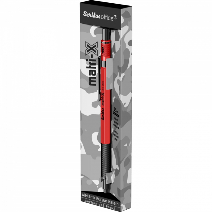 Creion Mecanic 0.5 Matri-X Red BT Scrikss [2]