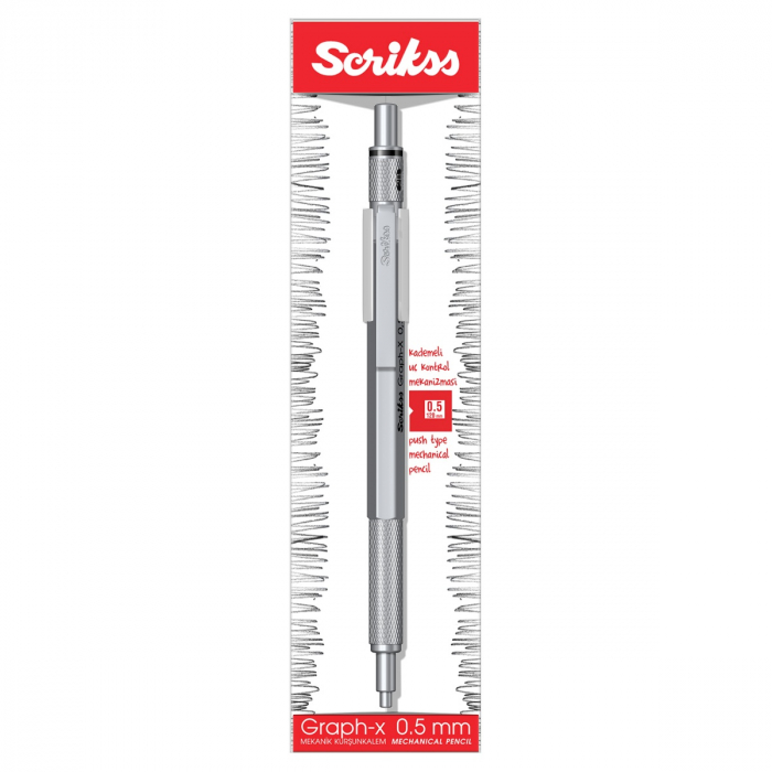 CREION MECANIC 0.5 GRAPH-X SATIN CHROME CT SCRIKSS [3]