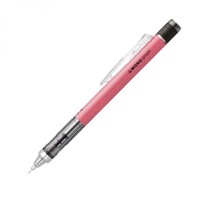 Creion mecanic 0.7 mm Mono Graph Neon Pink, Tombow [1]