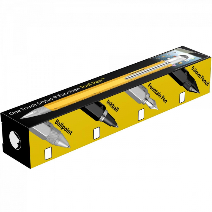 Creion Mecanic 0.9mm Stylus Tool Pen Yellow, Monteverde USA [2]