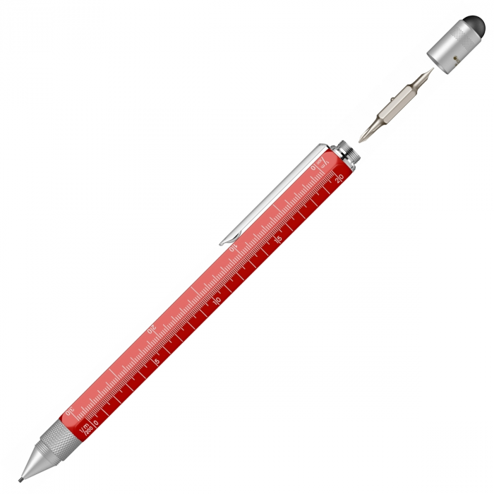 Creion Mecanic 0.9mm Stylus Tool Pen Red, Monteverde USA  [4]