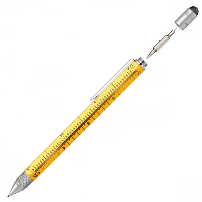 Creion Mecanic 0.9mm Stylus Tool Pen Yellow, Monteverde USA [3]