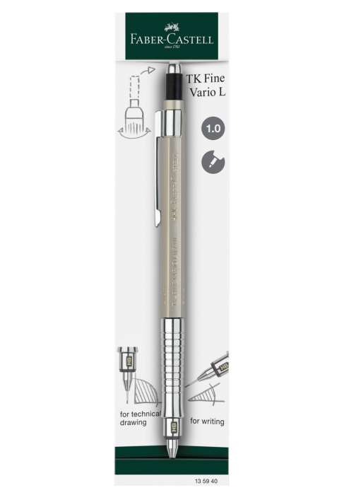 Creion mecanic 1.0 TK-Fine Vario Champagne-Gold, Faber-Castell [2]