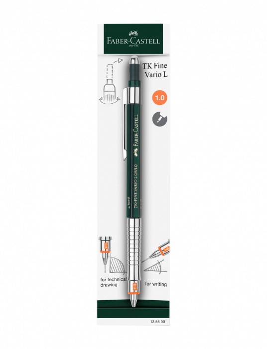 Creion mecanic 1.0 TK-Fine Vario L.9, Faber-Castell [2]