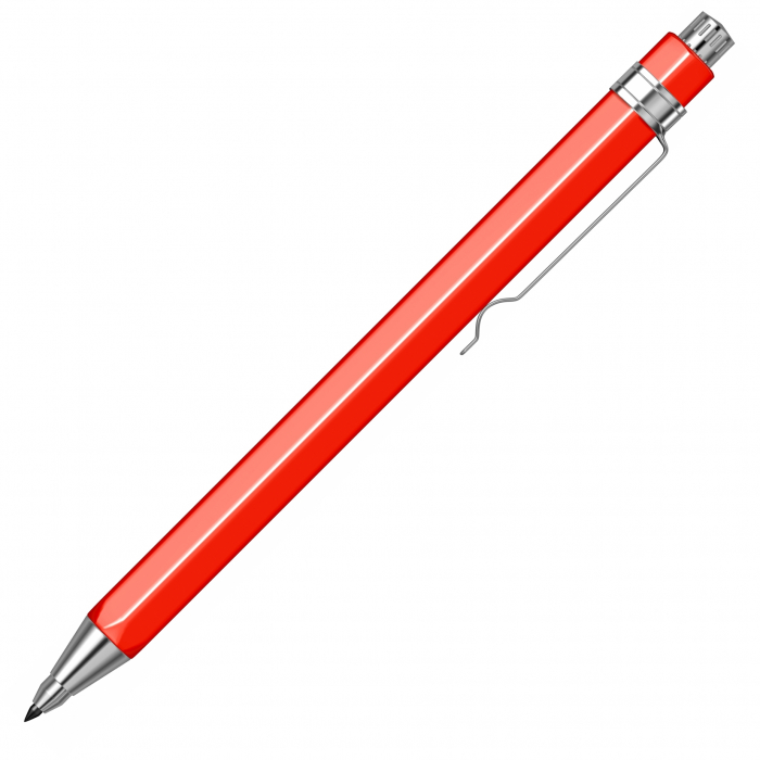 Creion mecanic 2.0 mm StandardGraph Miniclip Red CT [4]