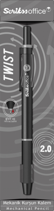 Creion Mecanic 2.0 Twist Grey Line BT, Scrikss [2]