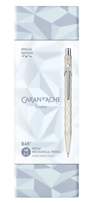 Creion mecanic SE Xmas25 Alpine Frost White 0.5 mm, Caran d'ache [3]