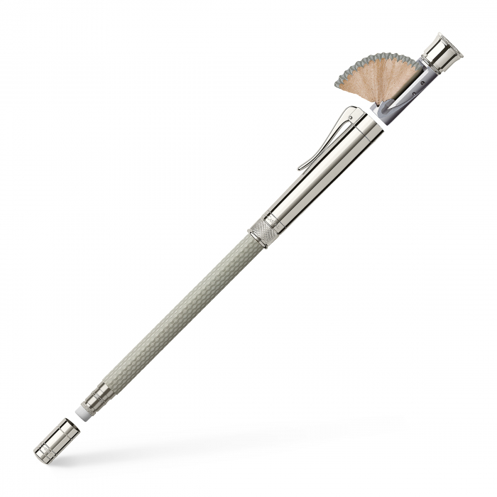 CREION PERFECT PENCIL PLATINA Guilloche Light Grey Graf Von Faber Castell [2]