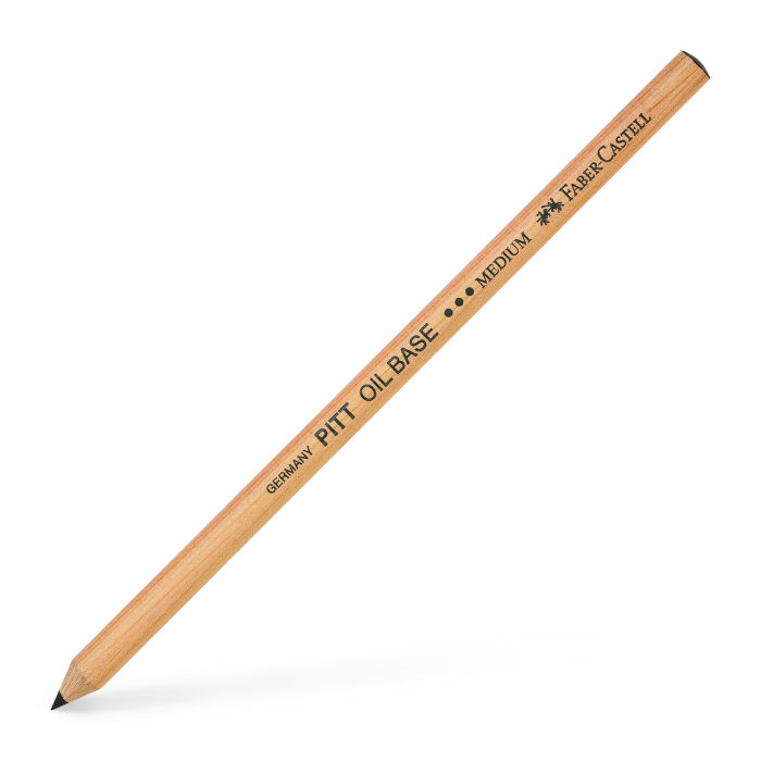 Creion Ulei Pastel PITT Monochrom Negru Mediu, Faber-Castell [1]