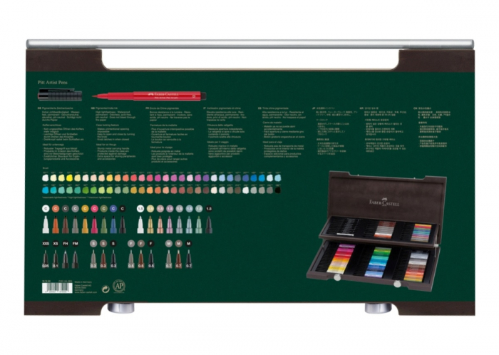 Cutie Lemn 90 BUC Pitt Artist Pen, Faber-Castell [3]