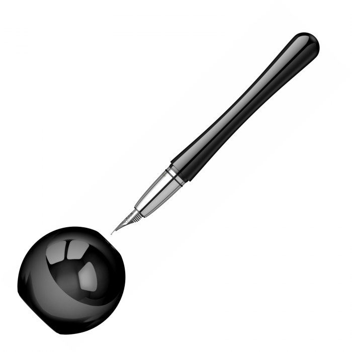 Desk Pen Set Stilou Luna Black Desk Monteverde USA [4]