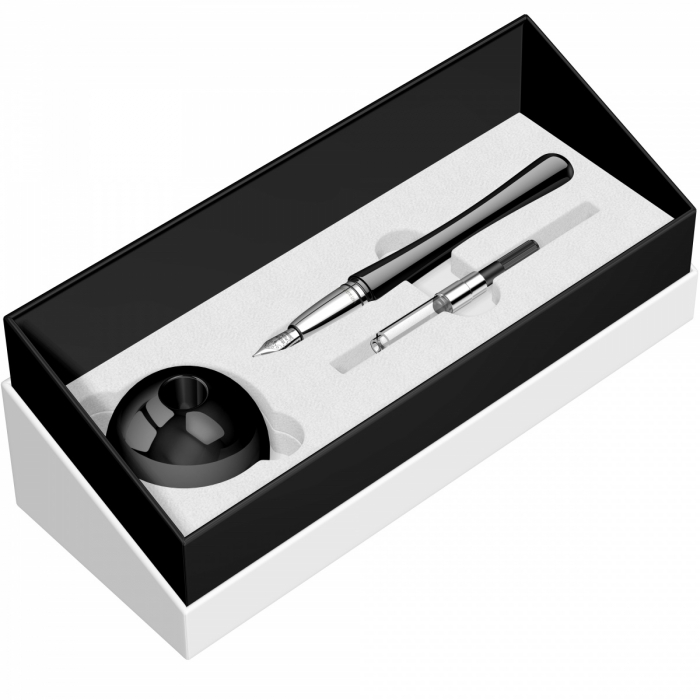 Desk Pen Set Stilou Luna Black Desk Monteverde USA [3]