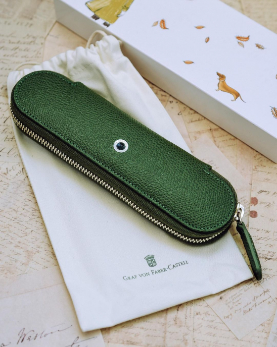 Etui 2 Instrumente de Scris Olive Green, Graf von Faber-Castell [4]