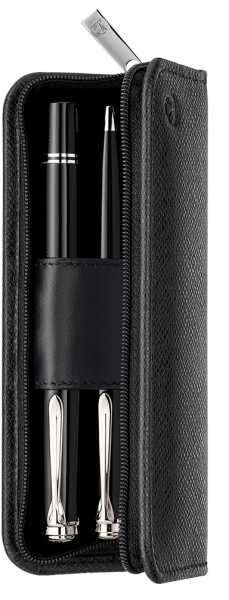 Etui Piele TGX Z pt. 2 Instrumente de Scris Negru, Pelikan [3]