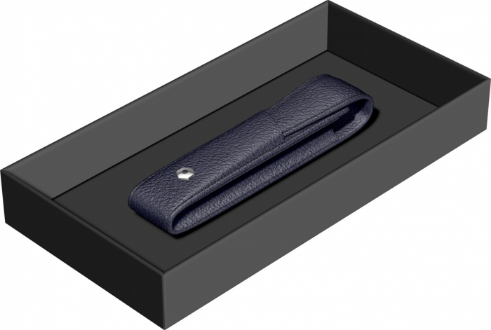 Etui Leather Single cu clapa Navy Caran d'Ache [2]