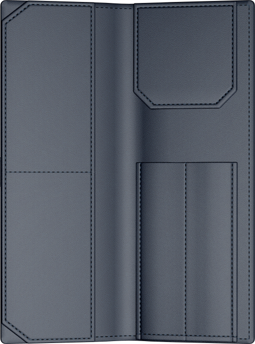 Etui Piele Collector's Navy blue - 2 Piese, Jaques Herbin [3]