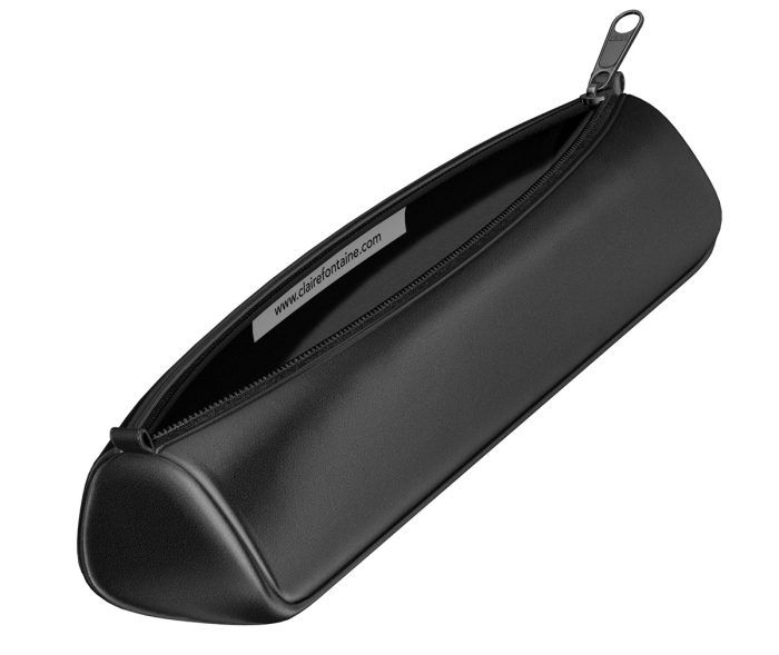 Etui Piele Combo cu fermoar Age Bag Trapezoid Black, Clairefontaine [4]