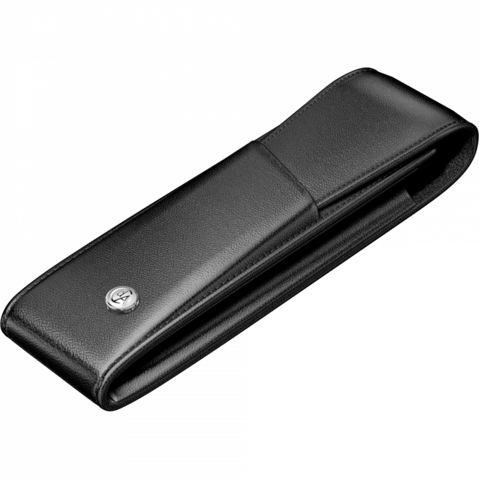 Etui Piele Crest Black, 2 Instrumente, Caran d'Ache [2]