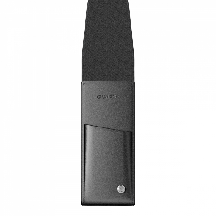 Etui Piele Crest Black, 3 Instrumente, Caran d'Ache [4]