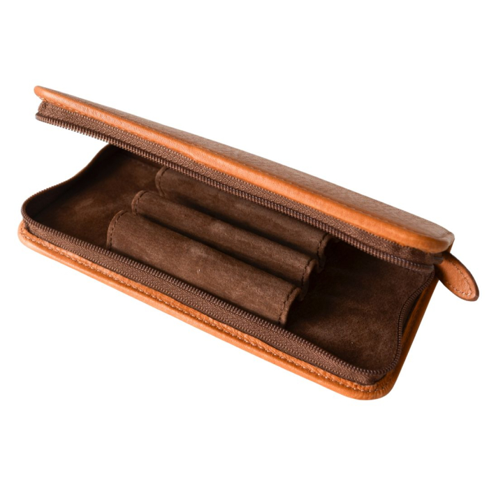 Etui Piele Namiki Zipper 3 Pens Camel, Pilot   [4]