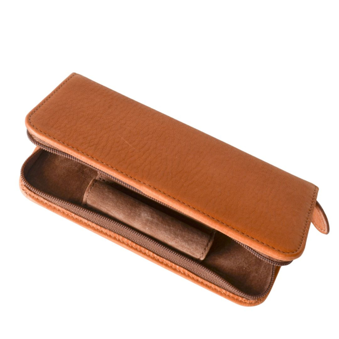 Etui Piele Namiki Zipper 3 Pens Camel, Pilot   [3]