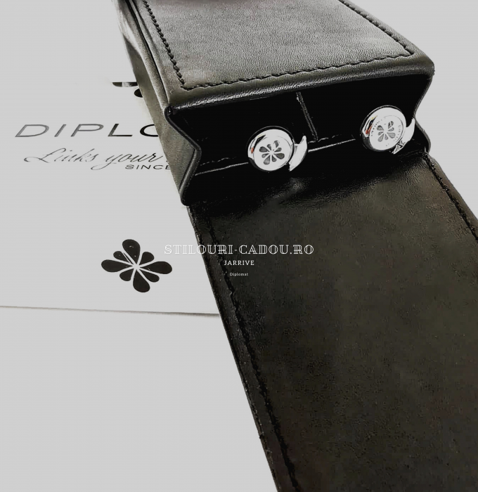 Etui Piele pt 2 Instrumente de Scris Logo, Diplomat [3]