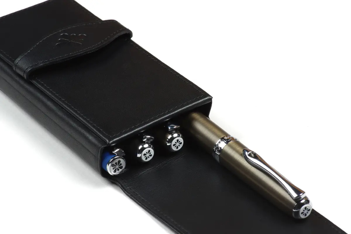 Etui Piele pt 4 Instrumente de Scris Logo, Diplomat [3]