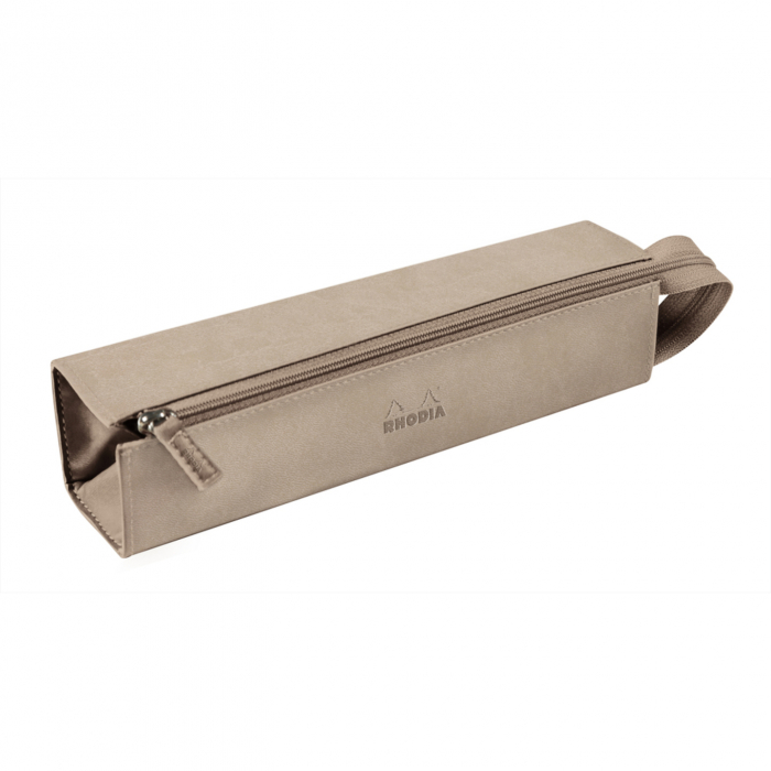 Etui Rhodiarama Zippered Hard Case Pencil Box Beige, Rhodia [1]