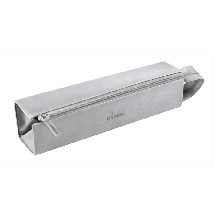 Etui Rhodia Rhodiarama Zippered Hard Case Pencil Box Silver - Rhodia [1]
