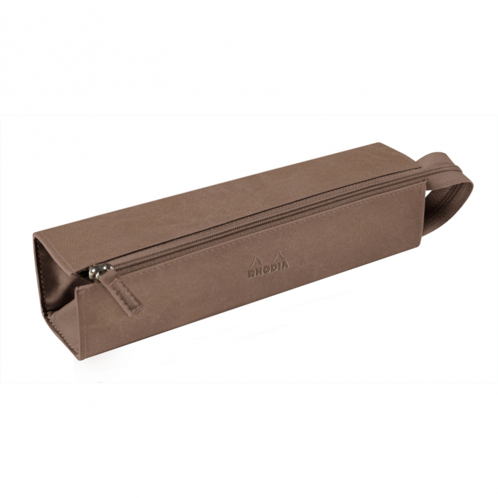 Etui Rhodiarama Zippered Hard Case Pencil Box Taupe, Rhodia  [1]