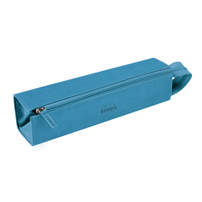 Etui Rhodiarama Zippered Hard Case Pencil Box Turquoise Blue, Rhodia [1]
