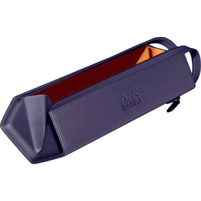 Etui Rhodiarama Zippered Hard Case Pencil Box Midnight, Rhodia [2]