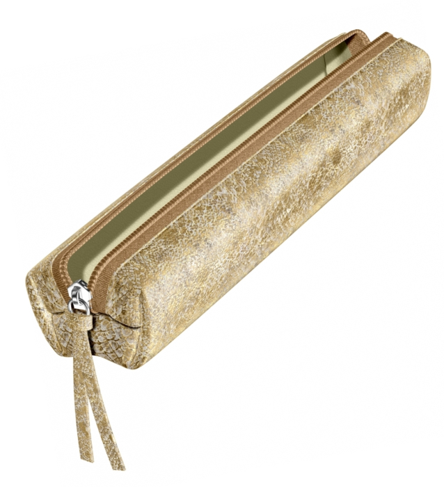 Etui Slim Piele cu fermoar Laser Gold 2 Piese, Clairefontaine [5]