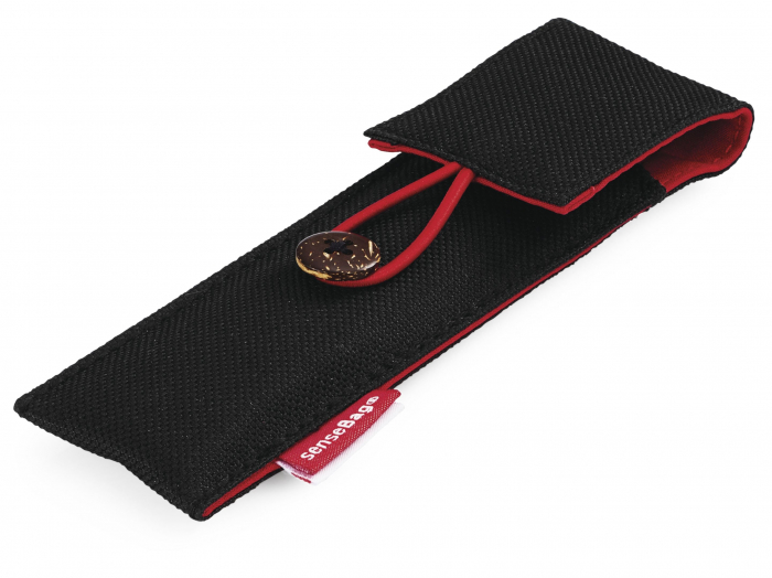 Etui Textil Negru Sensebag pt 2 Instrumente de Scris [4]
